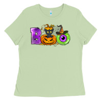 Matcha Boo Halloween Ladies Tee - NancyCooperArtShop