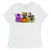 Boo Halloween Ladies Tee | Teevron