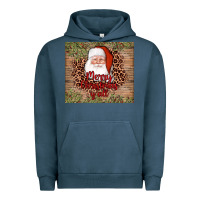 Pigment Midnight Navy santa merry christmas y'all Urban Hoodie - AdoDesignShop