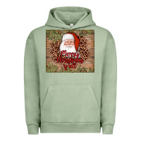 Pigment Oil Green santa merry christmas y'all Urban Hoodie - AdoDesignShop