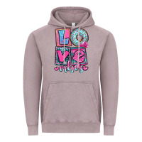 Love Vibes Vintage Hoodie | Teevron