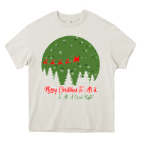 Cream Merry Christmas To All To All A Good Night Heavy Core Tee - Bettercallsaul