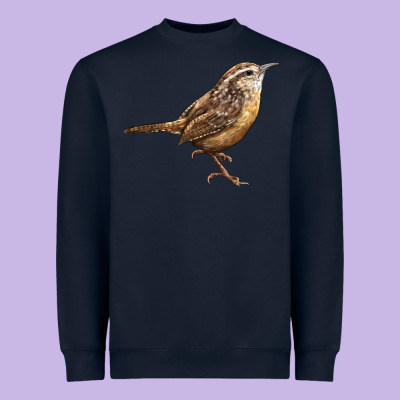 Ccarolina Wren Heavyweight Sweatshirt Designed By Lillyallendesigns