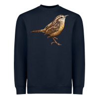 Navy Ccarolina Wren Heavyweight Sweatshirt - LillyAllenDesigns