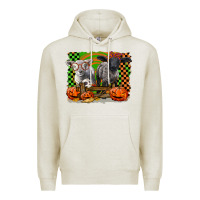 Oatmeal Heather Baby Sheeps Premium Hoodie - LillyAllenDesigns