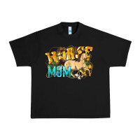 Black Horse Mom Rope Urban Heavy Tee - HowdyJamesFarm