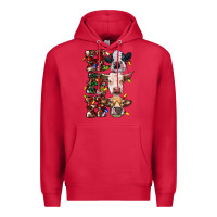 Cardinal Ho Ho Ho Cows Premium Hoodie - RanaPortraitStore