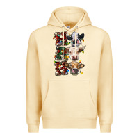 Pina Colada Ho Ho Ho Cows Premium Hoodie - RanaPortraitStore