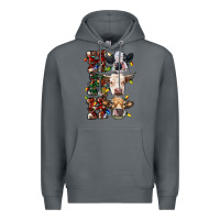 Rock Ho Ho Ho Cows Premium Hoodie - RanaPortraitStore