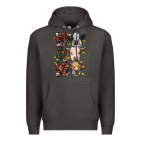 Smoke Ho Ho Ho Cows Premium Hoodie - RanaPortraitStore