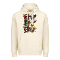 Tofu Ho Ho Ho Cows Premium Hoodie - RanaPortraitStore