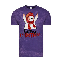 Cloud Purple beary christmas Vintage Tee - CowGirlArtShop