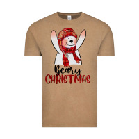 Vintage Coffee beary christmas Vintage Tee - CowGirlArtShop