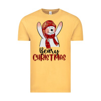 Vintage Mustard beary christmas Vintage Tee - CowGirlArtShop