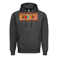 Charcoal Heather teacher pen apple license plate template Zipper Hoodie - Artiststas