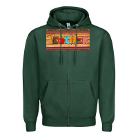 Sports Green teacher pen apple license plate template Zipper Hoodie - Artiststas
