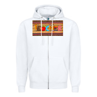 White teacher pen apple license plate template Zipper Hoodie - Artiststas
