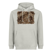 Moon Dust handdrawn leopard pattern brown Heavyweight Hoodie - BarkalooDesign