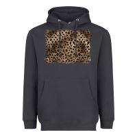 Smoke handdrawn leopard pattern brown Heavyweight Hoodie - BarkalooDesign