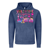 Vintage Denim valentine express olivia Vintage Hoodie - OliviaCreatesArt