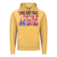 Vintage Mustard valentine express olivia Vintage Hoodie - OliviaCreatesArt