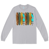 Moon Dust western brushstrokes Long Sleeve Tee - OliviaCreatesArt