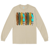Mushroom western brushstrokes Long Sleeve Tee - OliviaCreatesArt