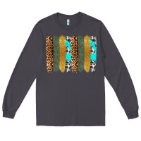 Smoke western brushstrokes Long Sleeve Tee - OliviaCreatesArt