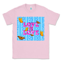 Bubblegum Pink love is love Classic Tee - TumblerDesignByShophia