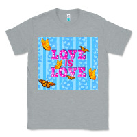 Heather Grey love is love Classic Tee - TumblerDesignByShophia