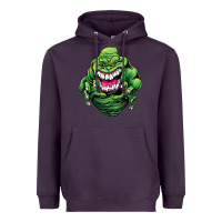 Plum halloween green slimer ghost Heavyweight Hoodie - longCreatives