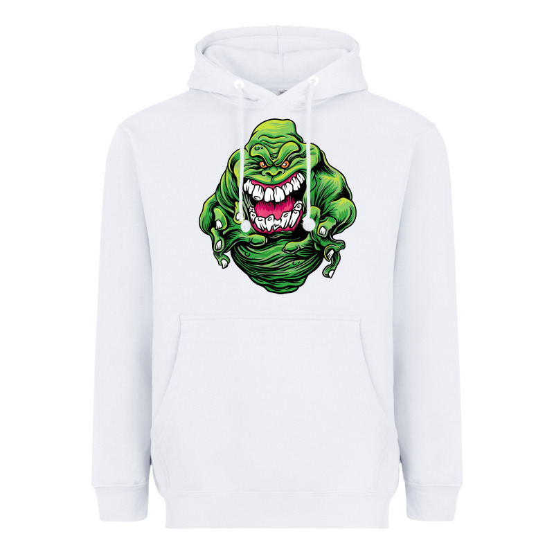 Halloween Green Slimer Ghost Heavyweight Hoodie by longCreatives | Teevron