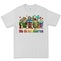 Dove Grey Mexican Dia De Los Muertos Coffee Cups Premium Tee - texasbilliewilder