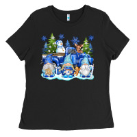 Black snow gnome truck Ladies Tee - texasbilliewilder
