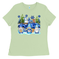 Matcha snow gnome truck Ladies Tee - texasbilliewilder