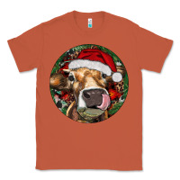 Copper Hereford Cow Christmas Classic Tee - RanaPortraitStore