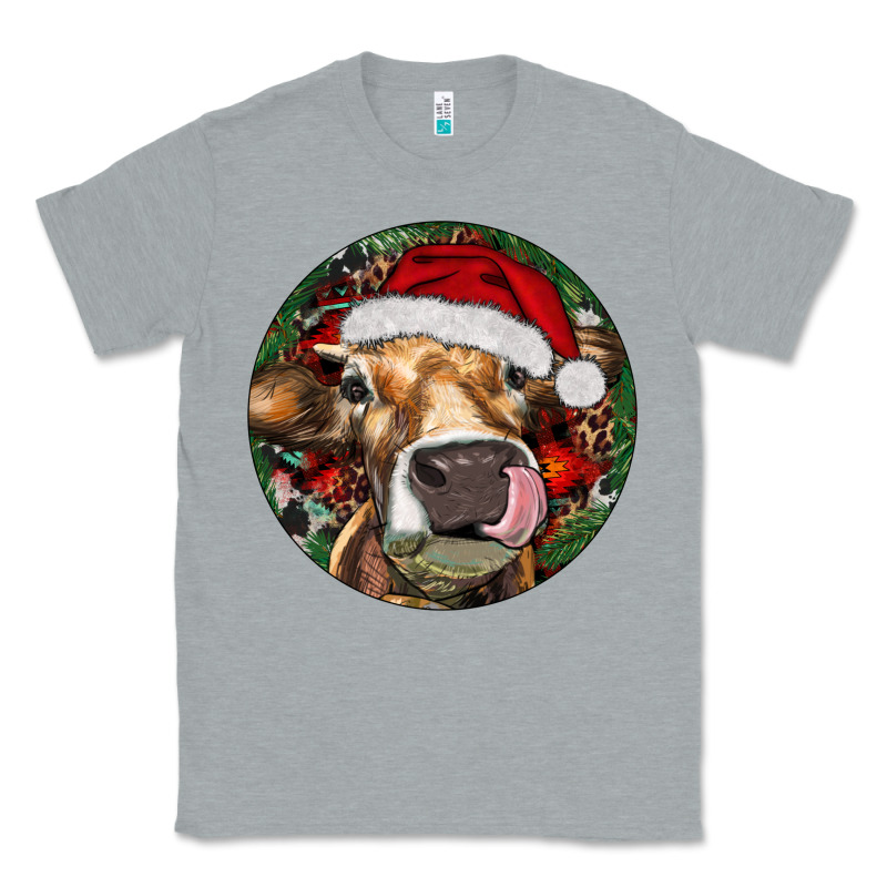 Hereford Cow Christmas Classic Tee by RanaPortraitStore | Teevron