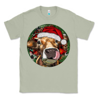 Matcha Hereford Cow Christmas Classic Tee - RanaPortraitStore