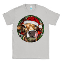 Moon Dust Hereford Cow Christmas Classic Tee - RanaPortraitStore