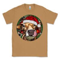 Toasted Coconut Hereford Cow Christmas Classic Tee - RanaPortraitStore