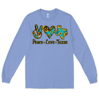 Colony Blue Peace Love Texas Long Sleeve Tee - Jasminsmagicworld