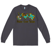 Smoke Peace Love Texas Long Sleeve Tee - Jasminsmagicworld