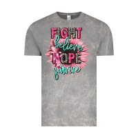 Cloud Rock fight believe hope survive cancer awareness Vintage Tee - CowGirlArtShop
