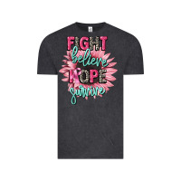 Vintage Black fight believe hope survive cancer awareness Vintage Tee - CowGirlArtShop