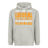 Moon Dust i was going to be a liberal for halloween but my head Heavyweight Hoodie - longCreatives