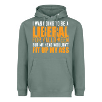 Sage i was going to be a liberal for halloween but my head Heavyweight Hoodie - longCreatives