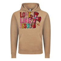 Vintage Coffee love like jesus Vintage Hoodie - OliviaCreatesArt