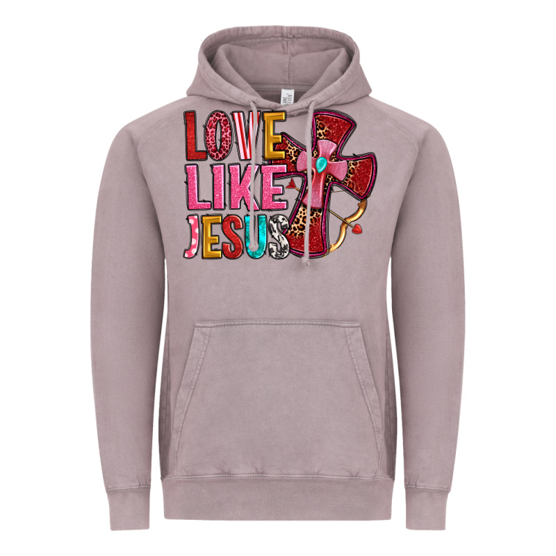 Love Like Jesus Vintage Hoodie by OliviaCreatesArt | Teevron