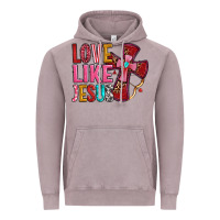 Vintage Zinc love like jesus Vintage Hoodie - OliviaCreatesArt