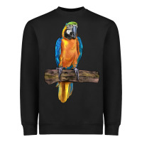 Black blue throated macaw Heavyweight Sweatshirt - LillyAllenDesigns